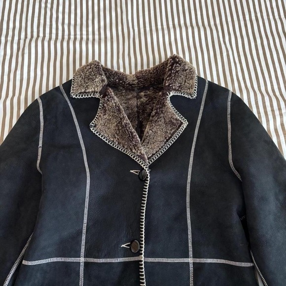 VINTAGE FUR LINED COAT - Picture 4 of 5